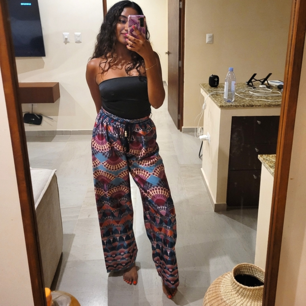 Italian Wide Legged Couture Pants